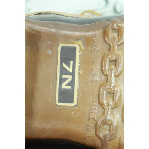 LL Bean Brown Leather Waterproof Insulated Hunting Duck Boots Size 7 N - Picture 7 of 8